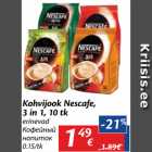 Allahindlus - Kohvijook Nescafe,
3 in 1, 10 tk