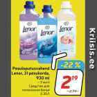 Allahindlus - Pesuloputusvahend
Lenor, 31 pesukorda,
930 ml 