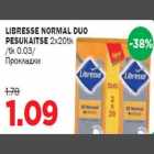 Allahindlus - LIBRESSE NORMAL DUO PESUKAITSE