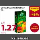 Allahindlus - Gutta Max multinektar
2 L