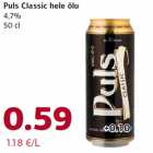 Puls Classic hele õlu