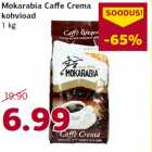 Allahindlus - Mokarabia Caffe Crema
kohvioad
1 kg