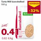 Allahindlus - Tartu Mill kaerahelbed
500 g