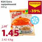 Allahindlus - K&K Extra
supipelmeenid
600 g