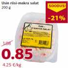 Allahindlus - Usin riisi-makra salat
200 g