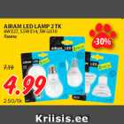 Allahindlus - AIRAM LED LAMP 2 TK
