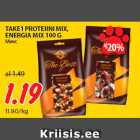 Allahindlus - TAKE1 PROTEIINI MIX,
ENERGIA MIX 100 G