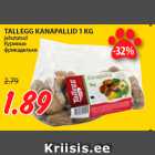 Allahindlus - TALLEGG KANAPALLID 1 KG