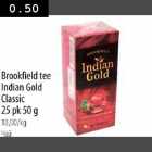 Allahindlus - Brookfield tee Indian Gold Classic 25pk 50g