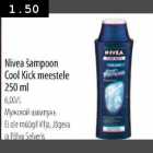 Allahindlus - Nivea šampoon Cool Kick meestele 250ml