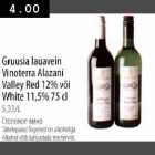 Allahindlus - Gruusia lauavein Vinoterra Alazani Valley Red 12% või White 11,5% 75cl