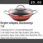 Allahindlus - Bergner wokpann, klaaskaanega 1tk