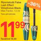 Ripsmetušš false Lash Effect Voluptuous Black