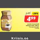 Allahindlus - Jacobs Cronat Gold
lahustuv kohv, 200 g*