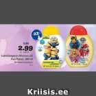 Allahindlus - Lastešampoon Minions või Paw Patrol, 300 ml