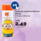 Allahindlus - Šampoon ja palsam Minions, 400 ml