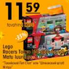 Allahindlus - Lego Racers Tokyo boksipeatus või Matu luureala, 1tk