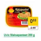 Allahindlus - Uvic Maksapasteet 200 g