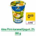 Allahindlus - Alma Pirni-karamellijogurt, 2% 380 g