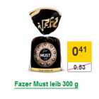 Allahindlus - Fazer Must leib 300 g