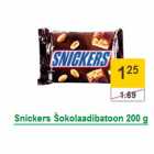 Allahindlus - Snickers Šokolaadibatoon 200 g