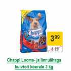 Allahindlus - Chappi Looma- ja linnulihaga kuivtoit koerale 3 kg