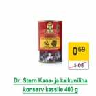 Allahindlus - Dr. Stern Kana- ja kalkuniliha konserv kassile 400 g