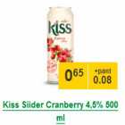 Allahindlus - Kiss Siider Cranberry 4,5% 500 ml