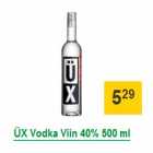 Allahindlus - ÜX Vodka Viin 40% 500 ml