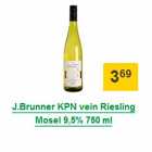 Allahindlus - J.Brunner KPN vein Riesling Mosel 9,5% 750 ml