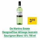 Allahindlus - De Martino Estate Geograafilise tähisega lauavein Sauvignon Blanc 13% 750 ml