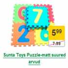 Allahindlus - Sunta Toys Puzzle-matt suured arvud