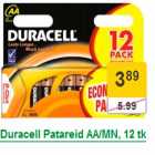 Allahindlus - Duracell Patareid AA/MN, 12 tk