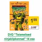 Allahindlus - DVD "Teismelised ninjakilpkonnad" 14 osa