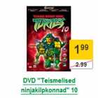 Allahindlus - DVD "Teismelised ninjakilpkonnad" 10