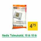 Allahindlus - Nedis Tolmukotid, 10 tk