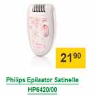 Allahindlus - Philips Epilaator Satinelle HP6420/00