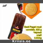 Eesti Pagari must
vormileib, 600 g