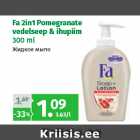 Allahindlus - Fa 2in1 Pomegranate
vedelseep & ihupiim
300 ml