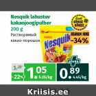 Allahindlus - Nesquik lahustuv
kakaojoogipulber
200 g