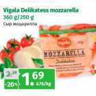 Allahindlus - Vigala Delikatess mozzarella