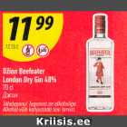 Džinn Beefeater london Dry Gin