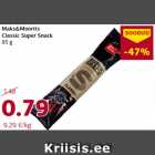 Allahindlus - Maks&Moorits
Classic Super Snack
85 g