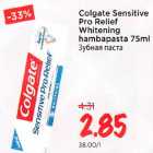 Colgate Sensitive Pro Relief Whitening hambapasta 75ml