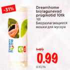 Allahindlus - Dreamhome biolagunevad  prügikotid 1Otk 10l