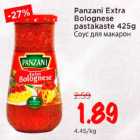 Allahindlus - Panzani Extra Bolognese pastakaste 425g