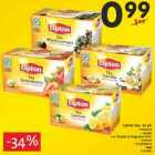 Lipton tee, 20 pk
• maasika
• vanilj v.a. Viljandi ja Magistrali Rimi
• sidruni
• mustsõstra