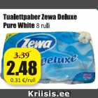 Allahindlus - Tualettpaber Zewa Deluxe Pure White