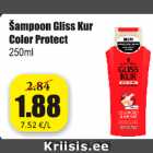 Allahindlus - Šampoon Gliss Kur Color Protect 250 ml