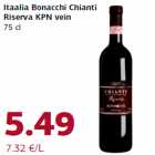 Allahindlus - Itaalia Bonacchi Chianti
Riserva KPN vein
75 cl